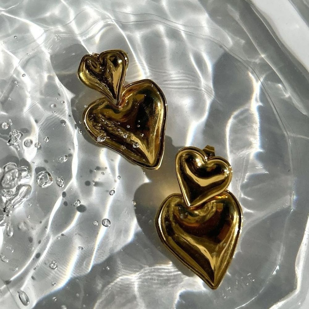 Duets of Hearts Earrings