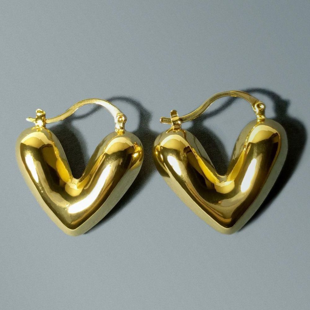 Cupcake Heart Earrings